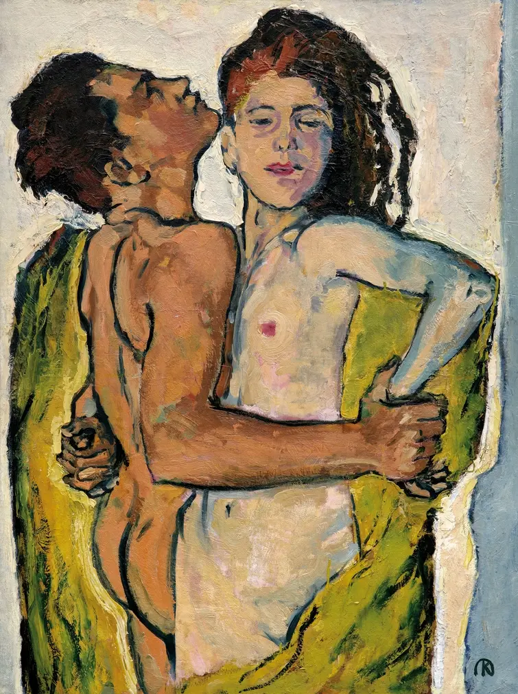 lovers moser 1914