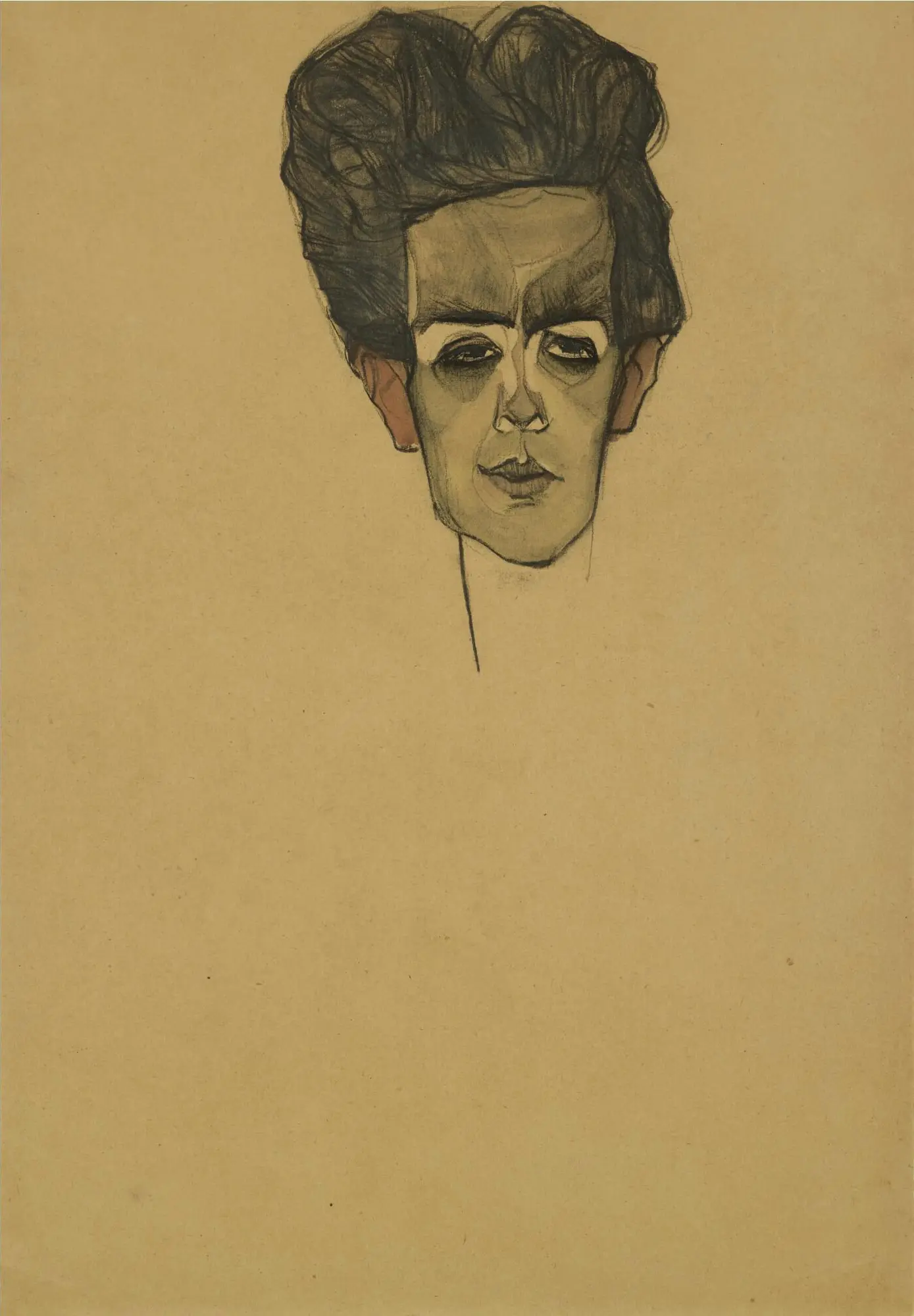 Self-portrait (1910) – Egon Schiele