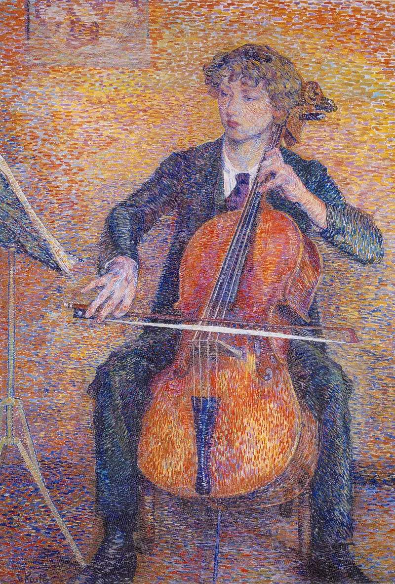 young cellist jo koster 1900s