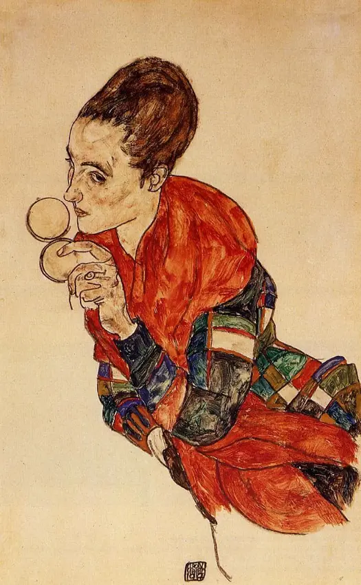 Marga Boerner 1917 Schiele