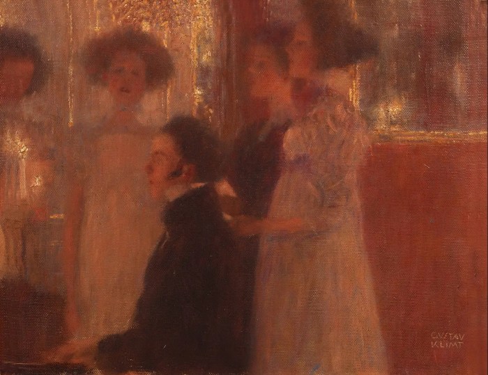 Schubert at the Piano I 1896 Klimt