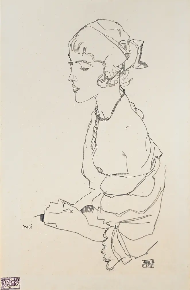 Poldi 1914 Schiele