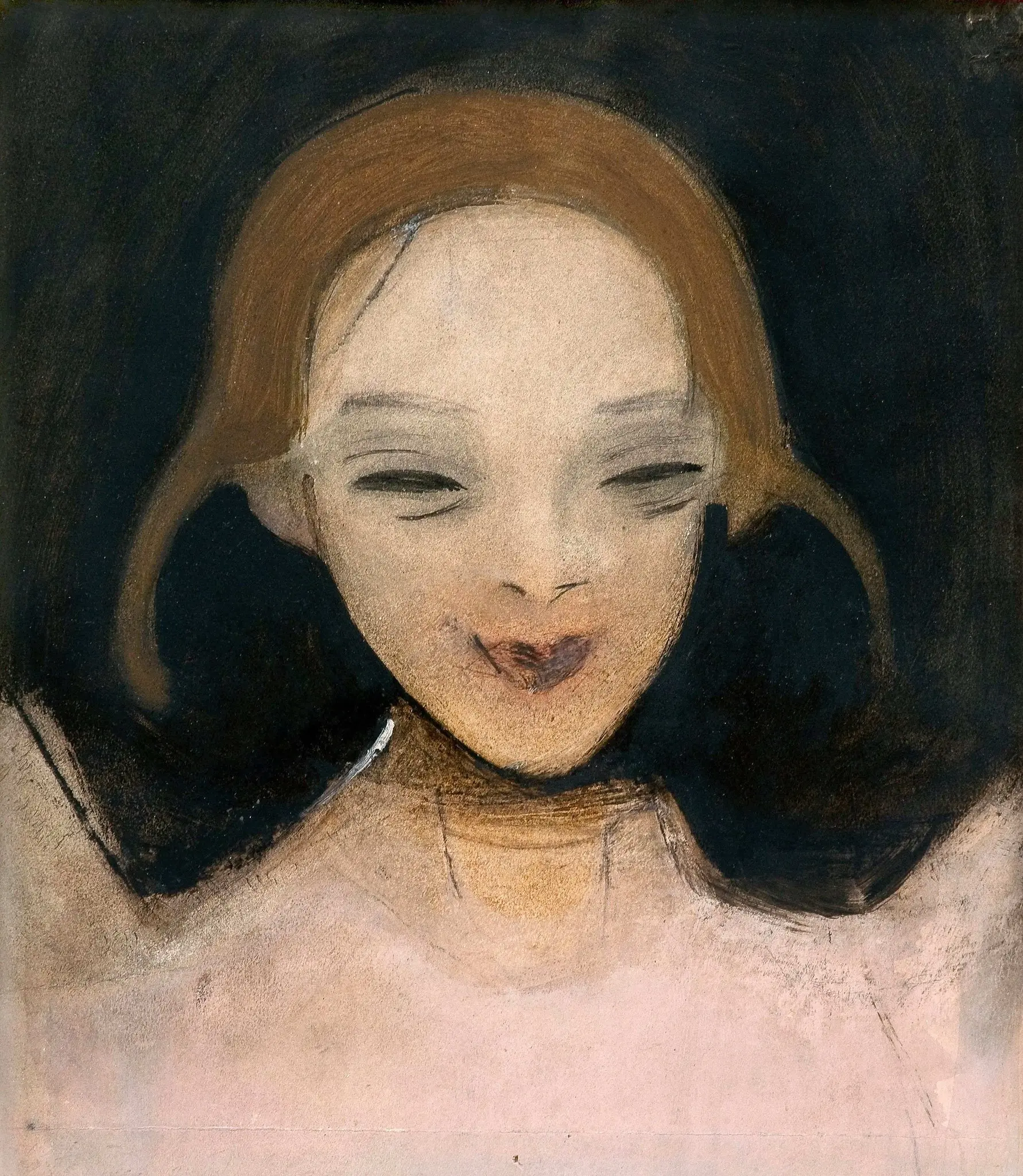 Smiling Girl 1921 Helene Schjerfbeck