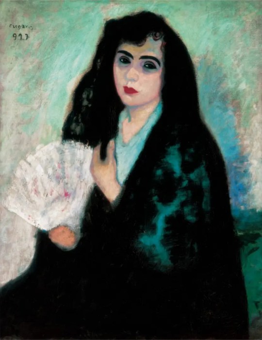 Girl with Fan, 1907 Dezső Czigány
