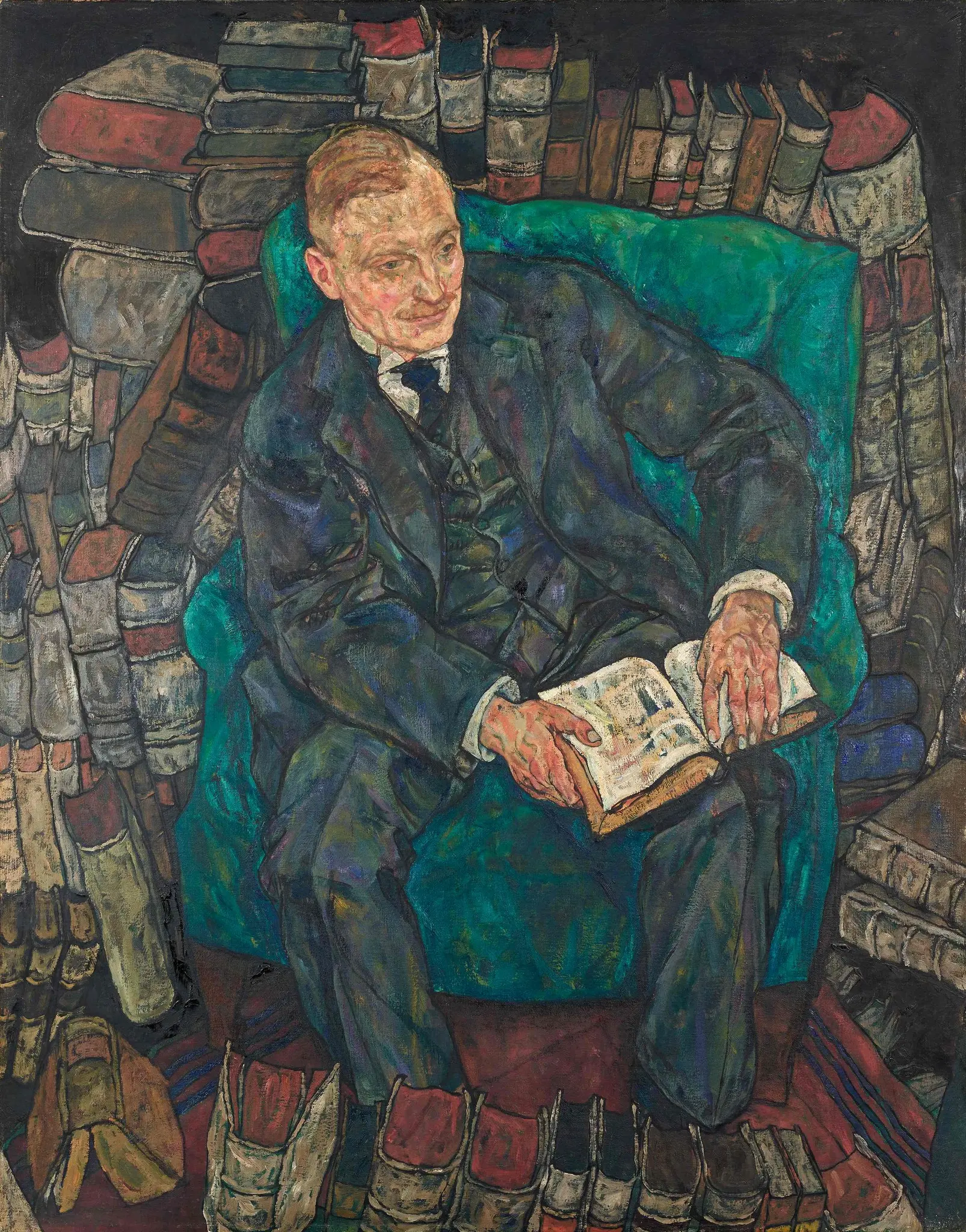Portrait of Dr. Hugo Koller 1918 Schiele