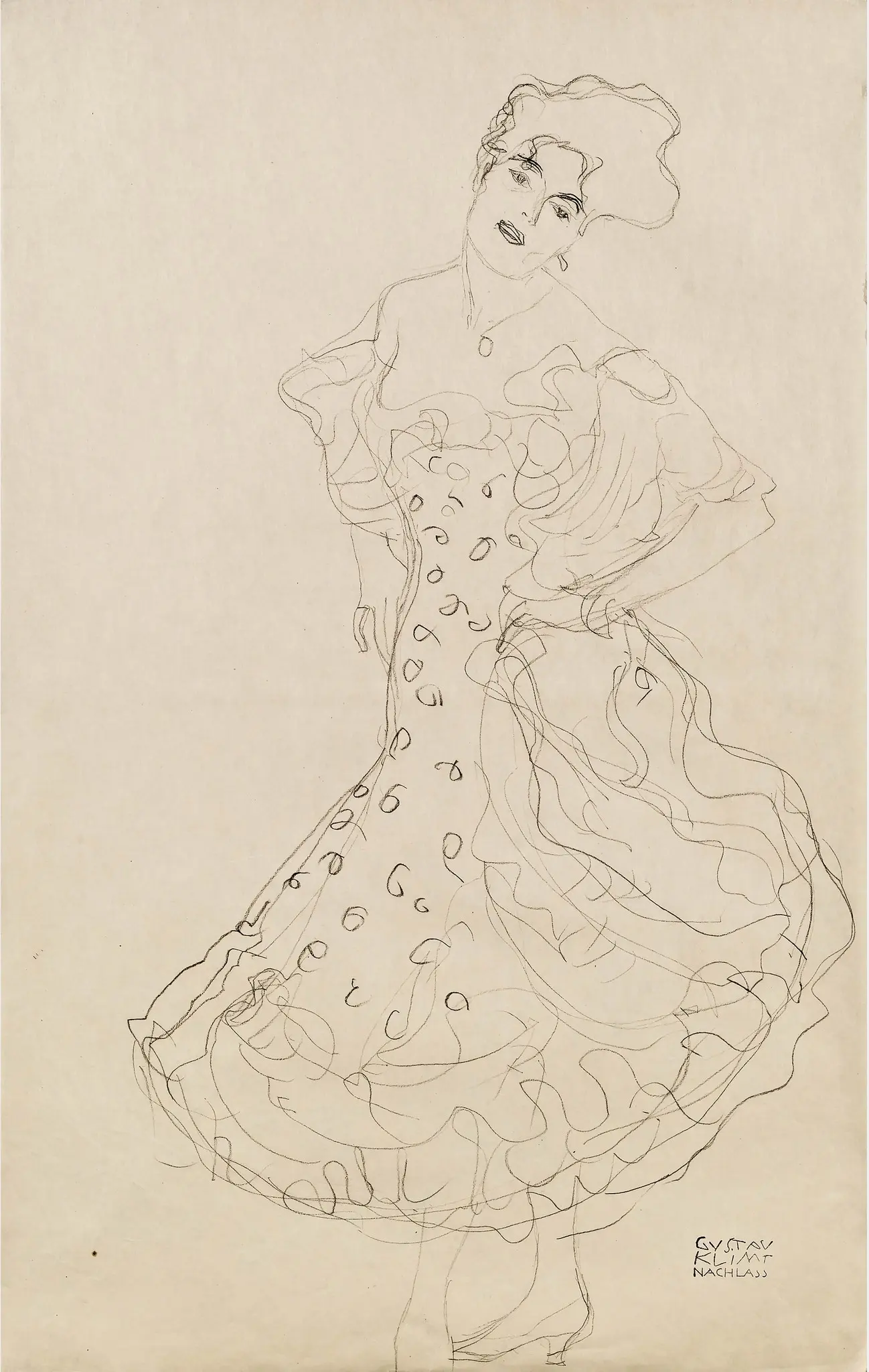 The Dancer, 1907 – Gustav Klimt – Schiele & Klimt: The Art of Secession ...