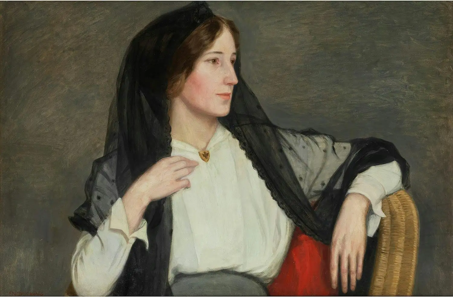 Portrait of a Lady, ca. 1912–1915 – Friedrich König