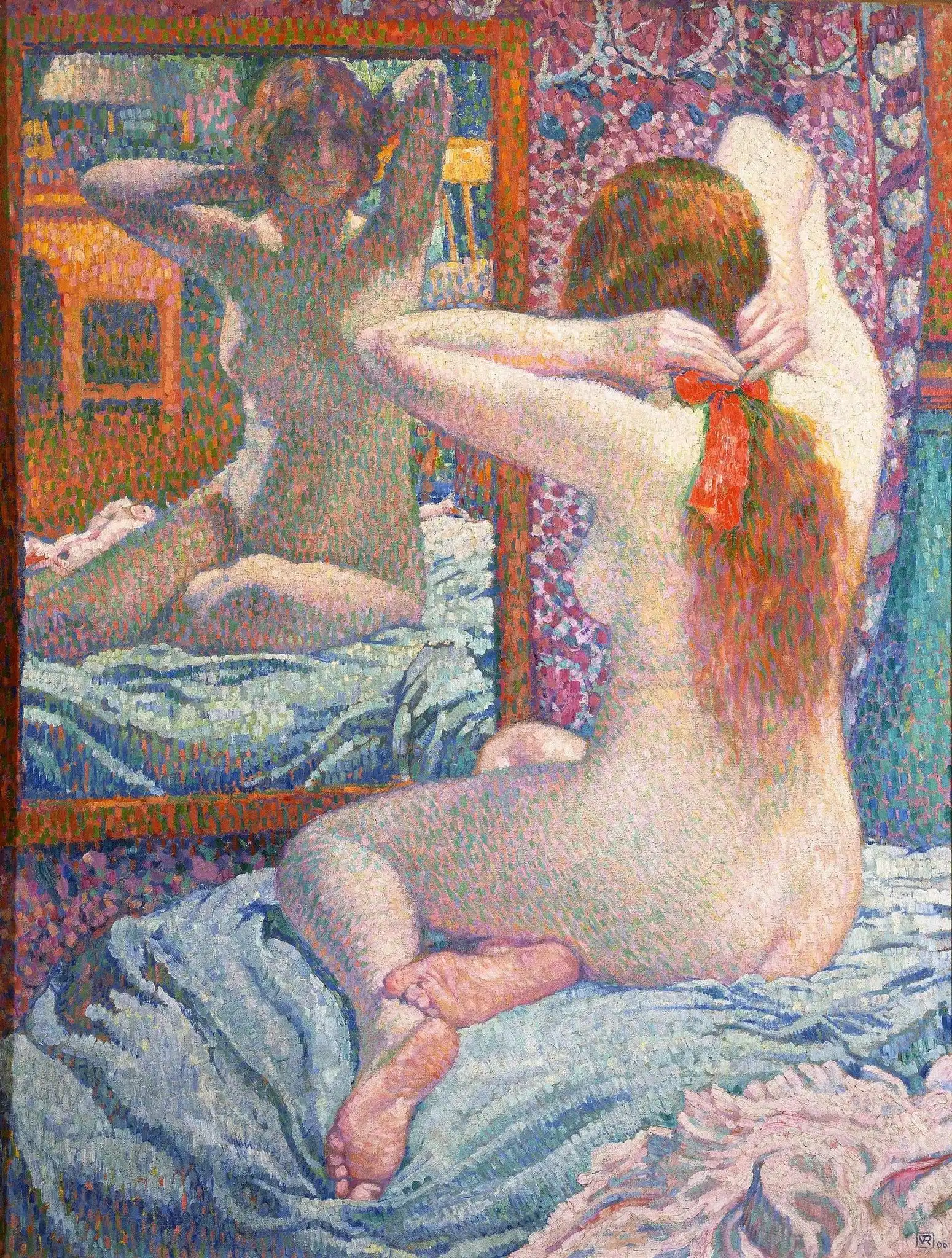 The Scarlet Ribbon, 1906 – Théo van Rysselberghe