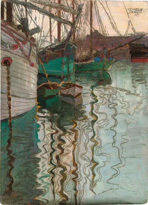 Harbor of Trieste 1907 Schiele