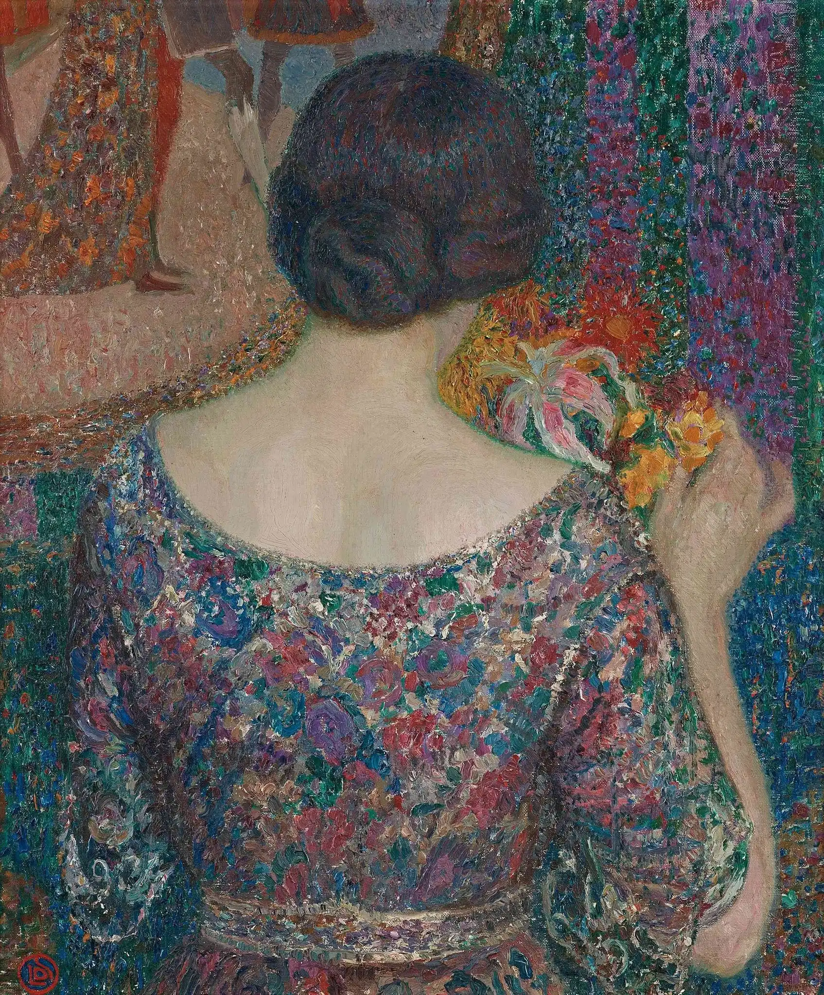Maria with flowers, 1915 – Léon de Smet