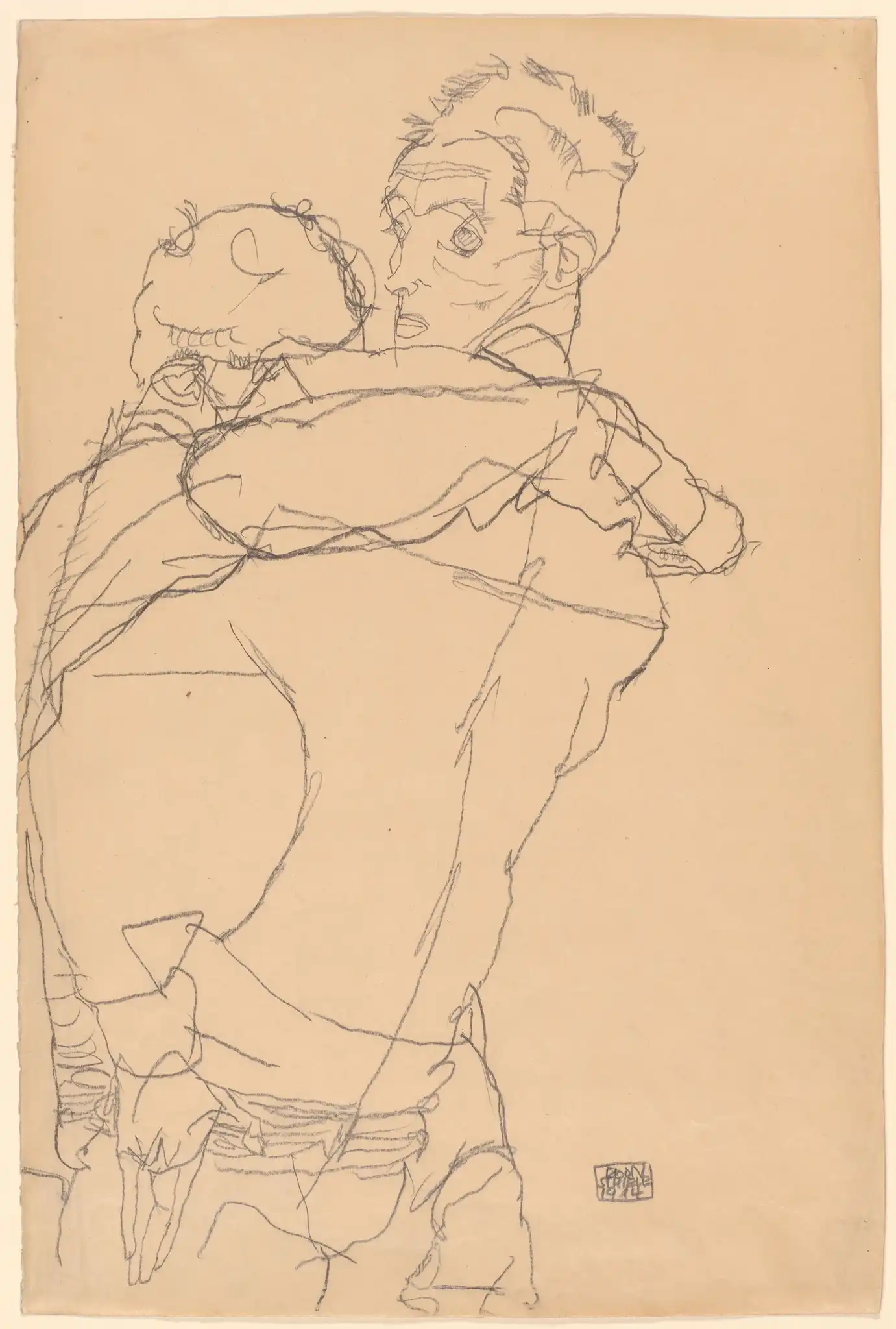Embrace 1914 Schiele