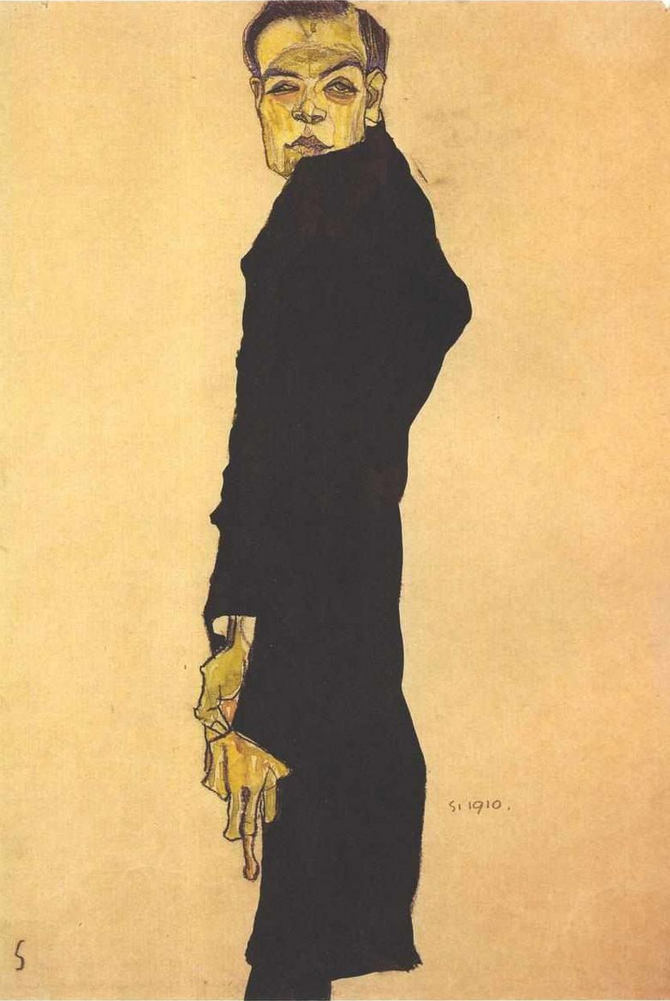 Portrait of Painter Max Oppenheimer 1910 Schiele