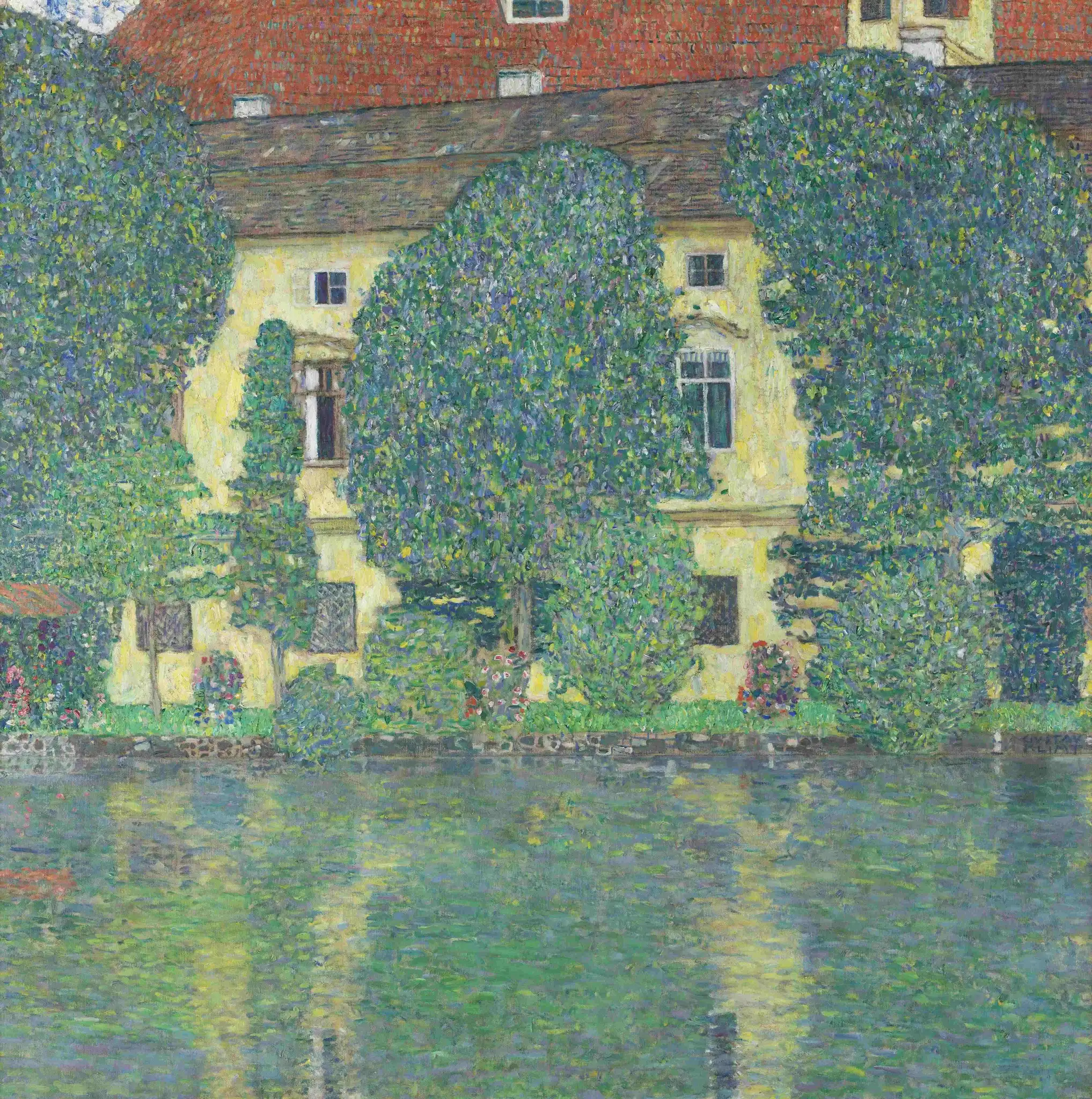Kammer Castle on Lake Attersee III 1909/1910 Gustav Klimt