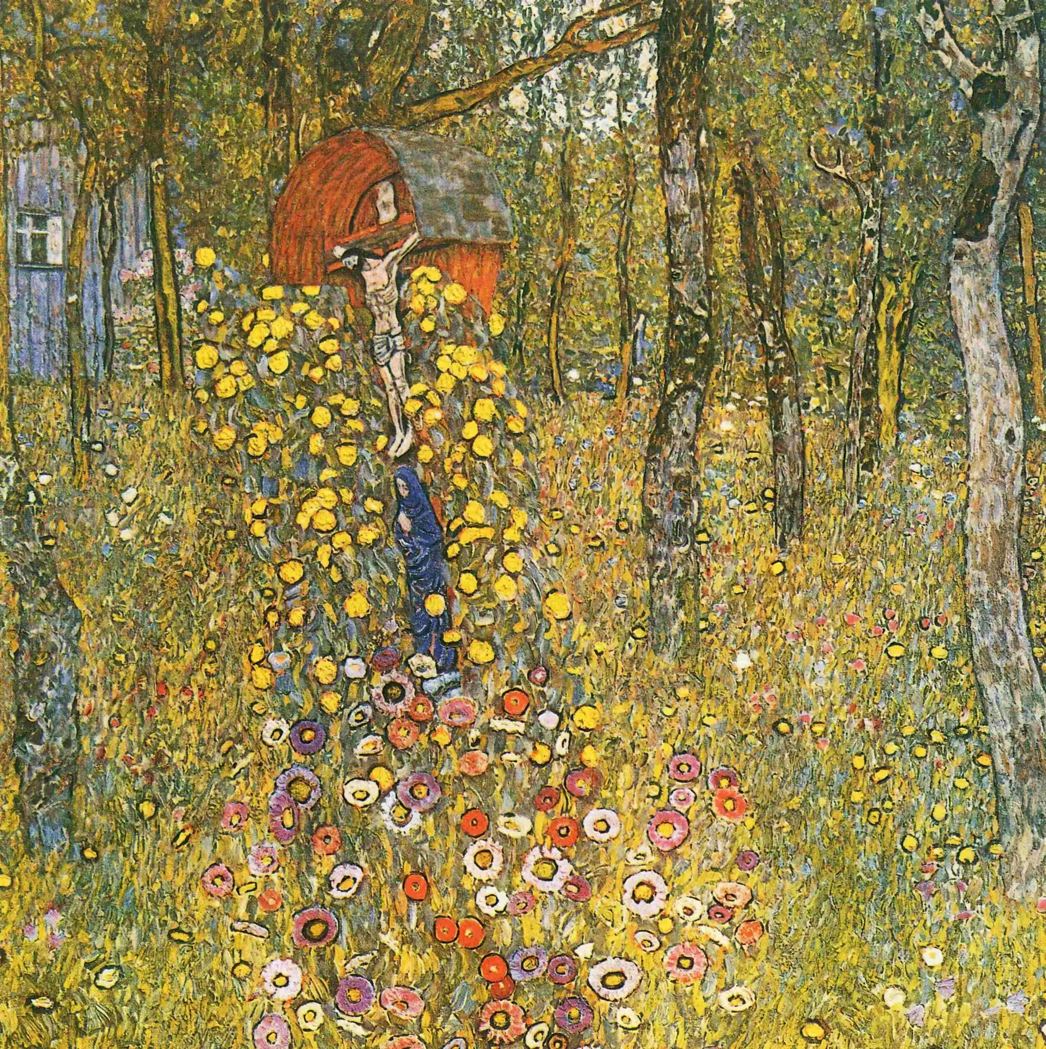 Country Garden with Calvary 1912 Gustav Klimt