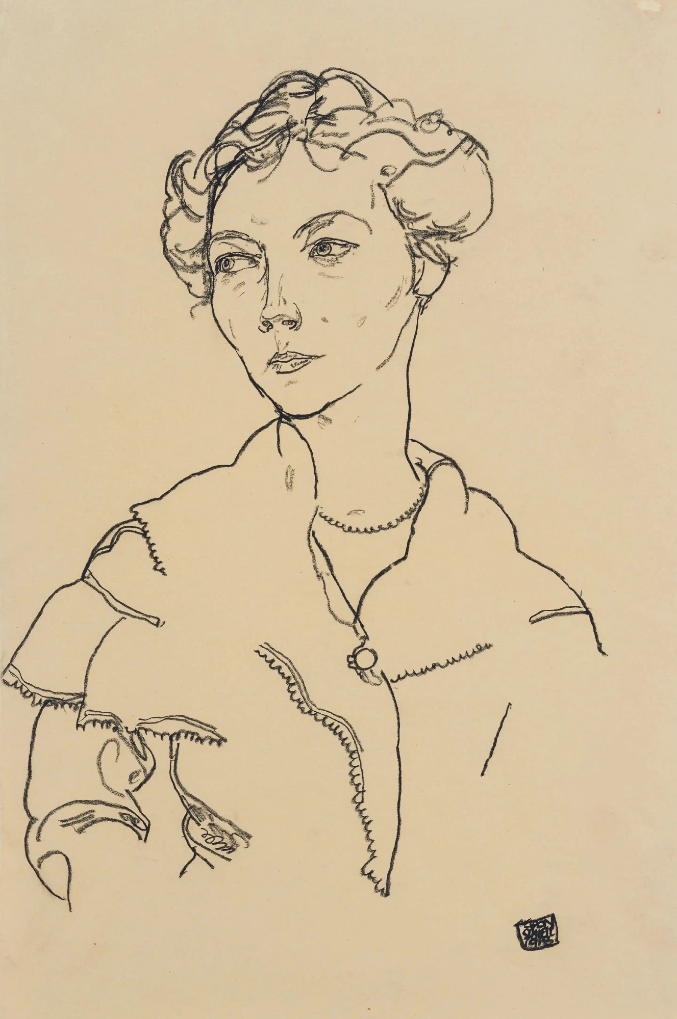 Portrait of Lilly Steiner 1918 Egon Schiele
