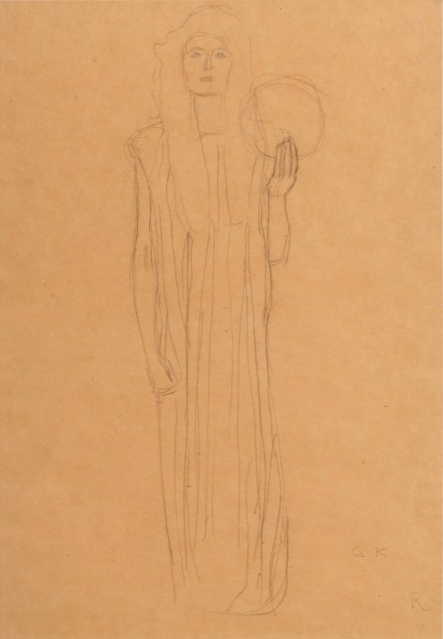 Viktoria from the Front, 1902 Gustav Klimt