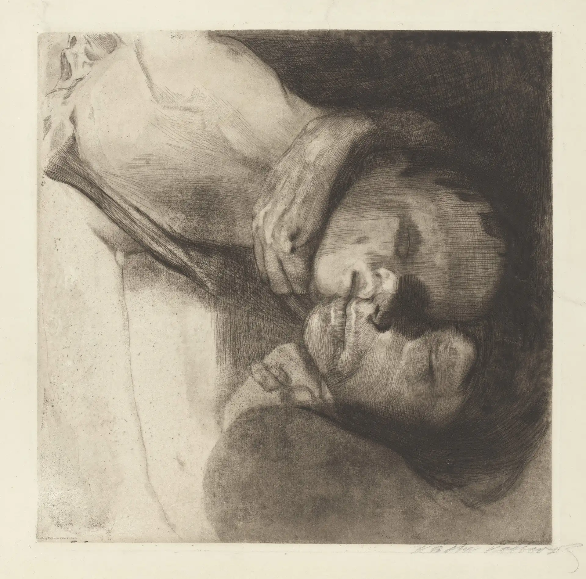 Death, Woman and Child, 1910 – Käthe Kollwitz