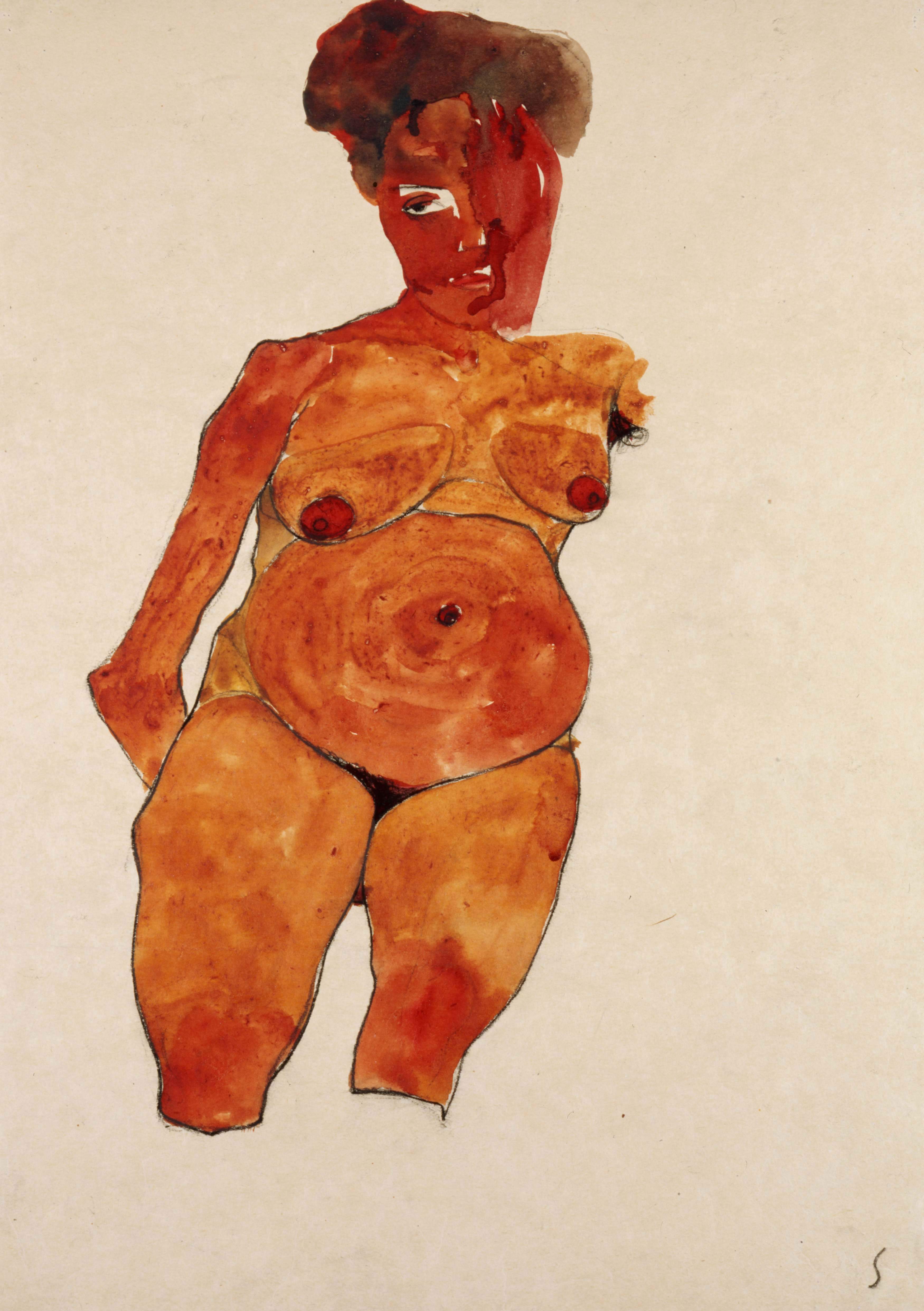Pregnant Woman 1910 Egon Schiele