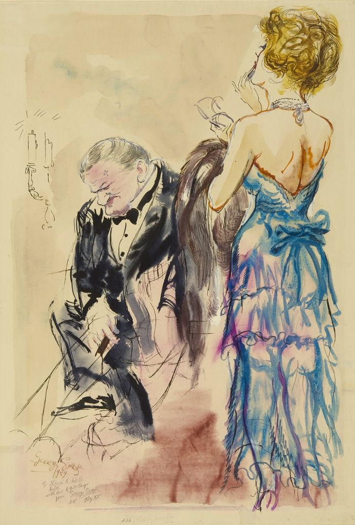 Heavy Thoughts, 1929 – George Grosz