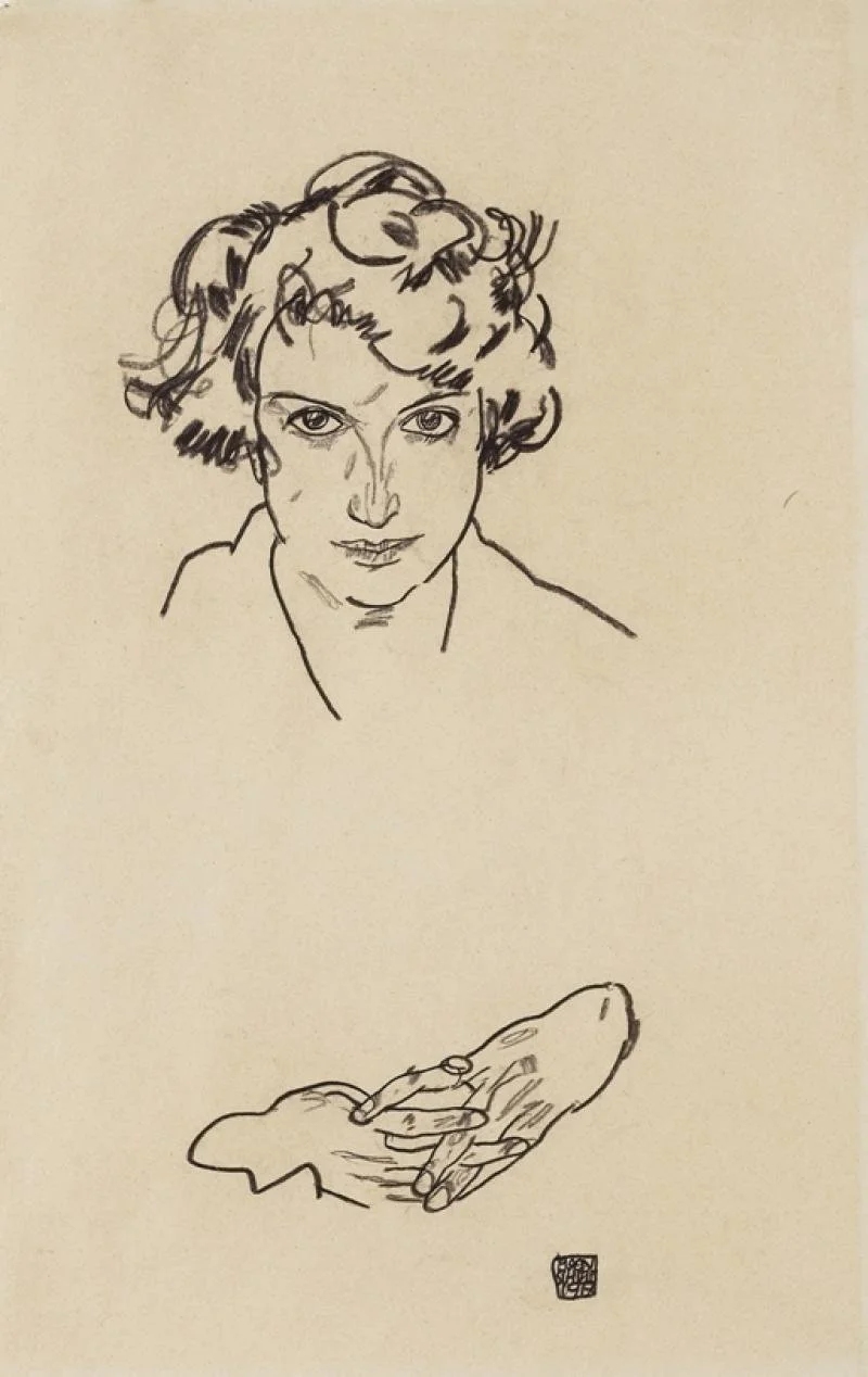 Portrait of a Girl 1917 Egon Schiele