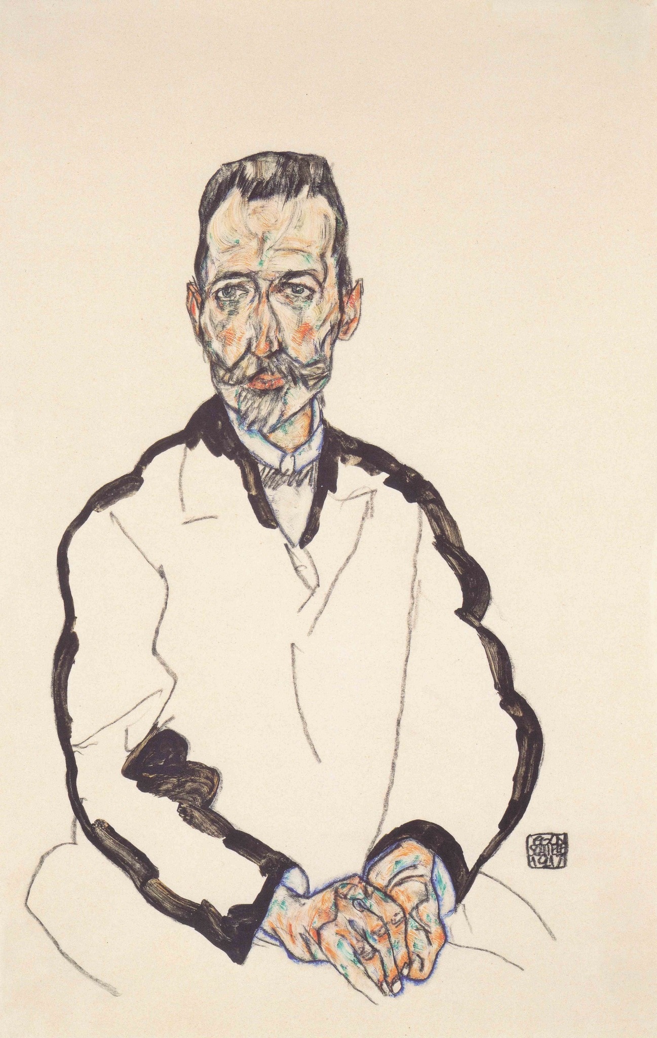 Chief Inspector Benesch 1917 Egon Schiele