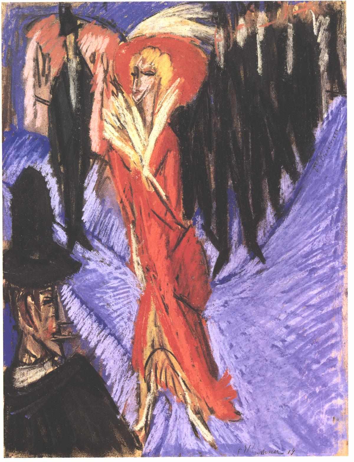Red Courtesan, 1914 – Ernst Ludwig Kirchner