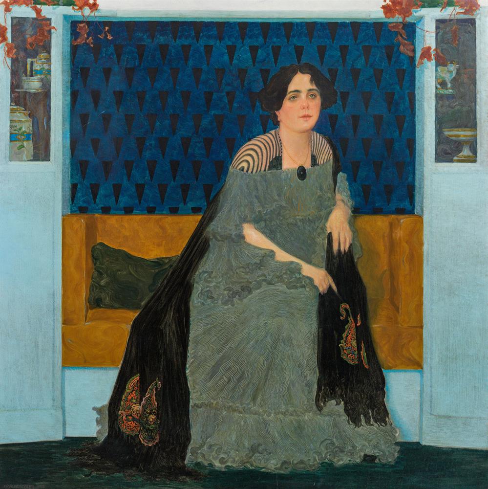 Portrait of Mrs. F. B., 1908 – Leopold Blauensteiner