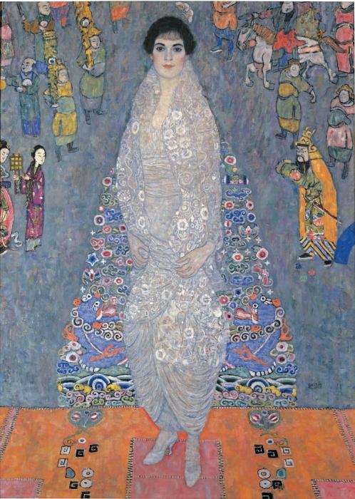 oil painting on canvas, Portrait of Baroness Elisabeth Bachofen-Echt, Bildnis Elisabeth Lederer, by Gustav Klimt, 1914–1916. Catalogue raisonné: Natter no. 212.