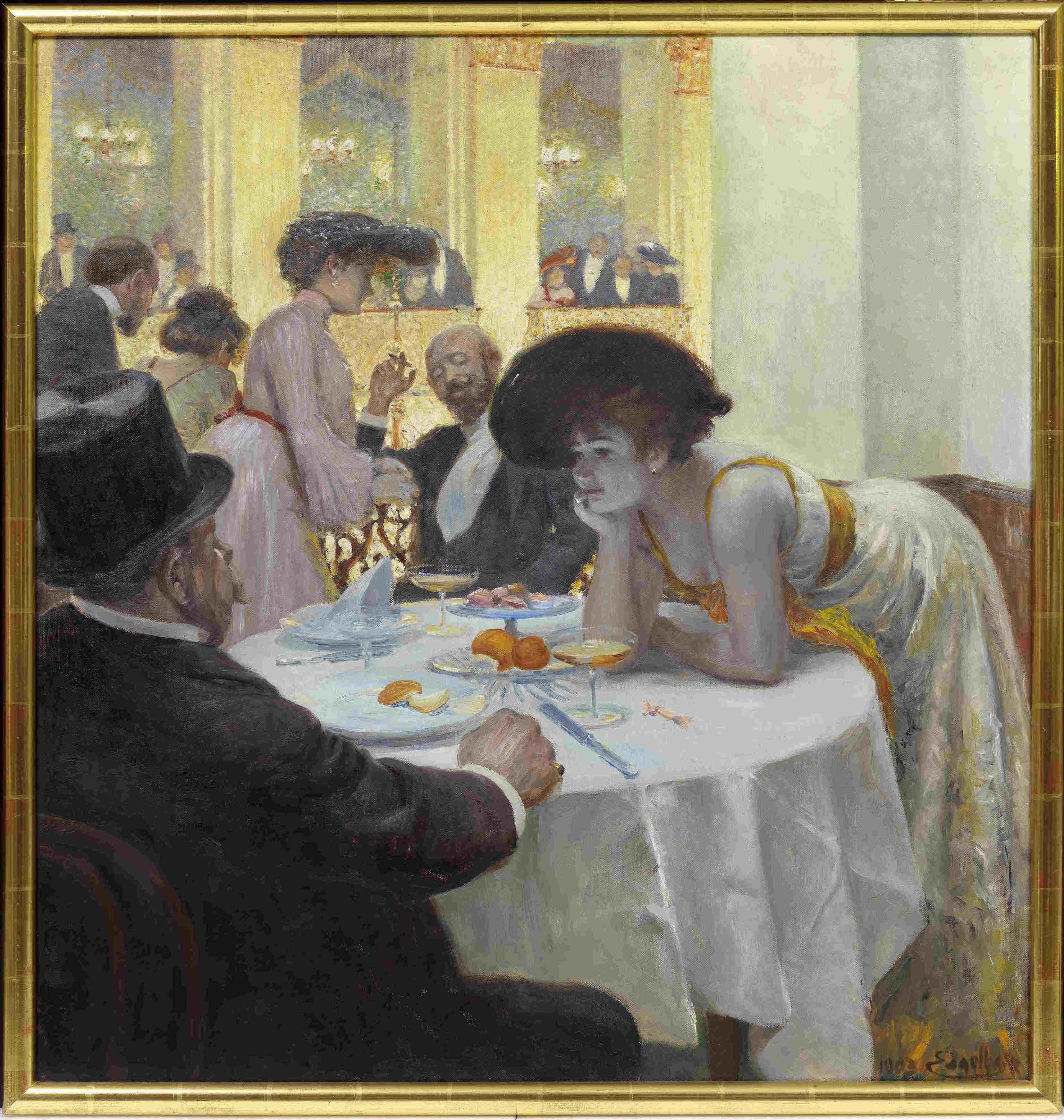 Loge in the Sofiensaal, 1903 – Josef Engelhart