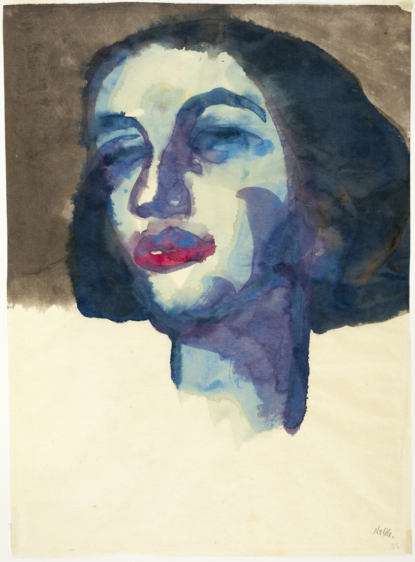 Portrait of Mary Wigman, ca. 1920 – Emil Nolde