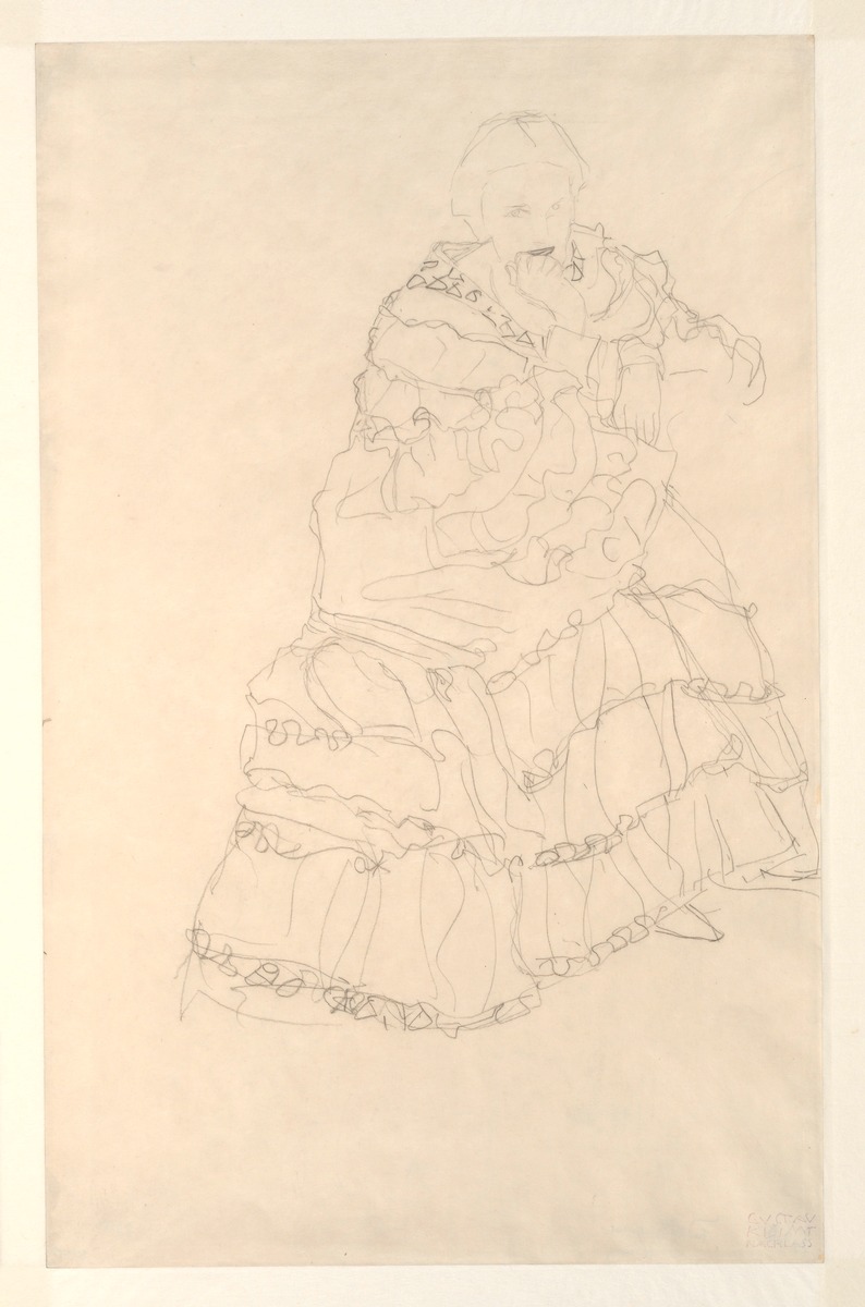 Study for the Portrait of Magda Mautner‑Markhof, 1904/05 – Gustav Klimt