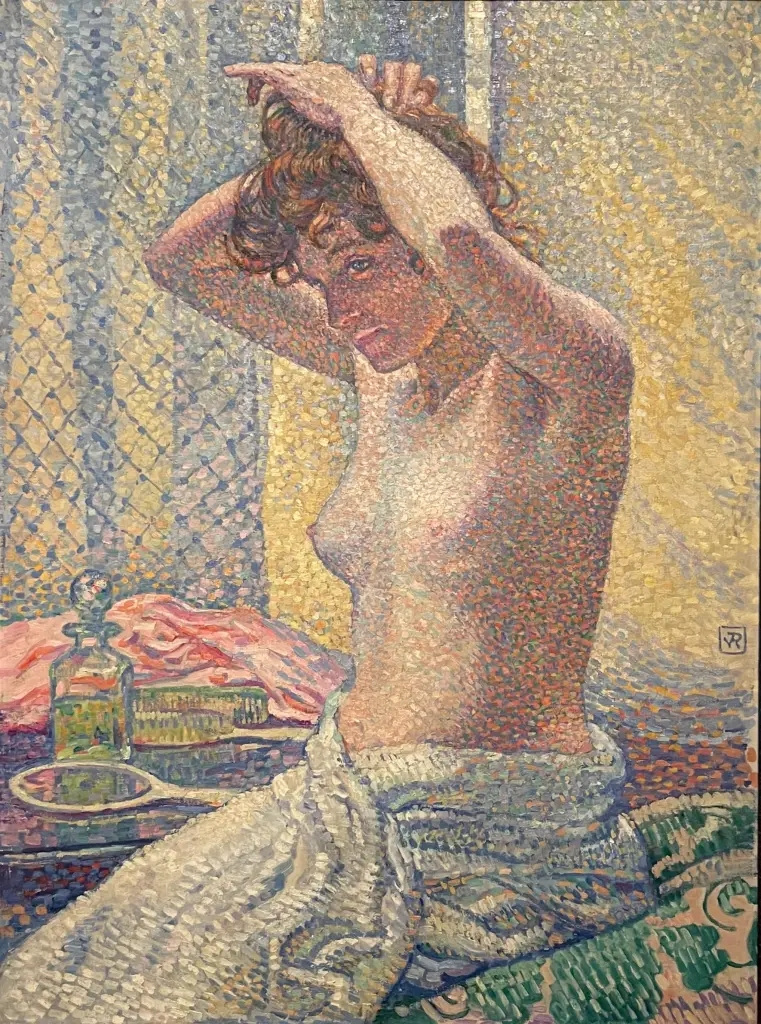 Torso of a Nude at Her Toilette, 1905 – Théo van Rysselberghe
