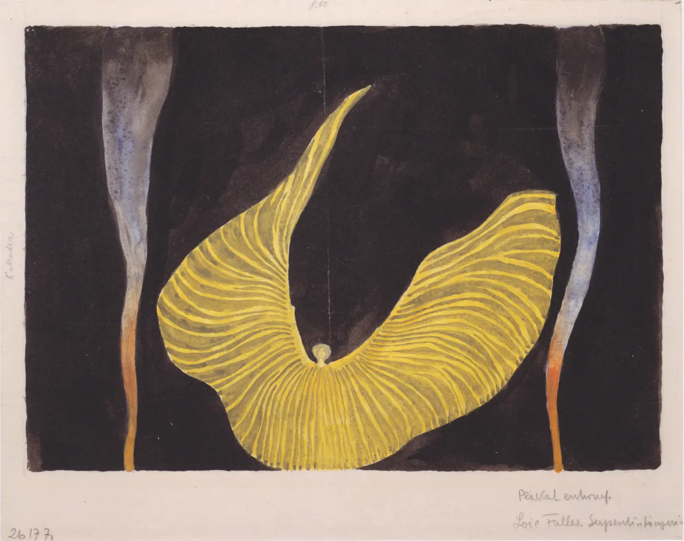 Loïe Fuller in the Serpentine Dance “The Archangel”, c. 1902 – Koloman Moser