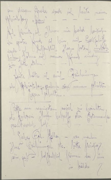 Digitized German transcription of the historical letter written by Emilie Obransky to Marie Schiele on November 17, 1918, preserved in the Leopold Museum archive